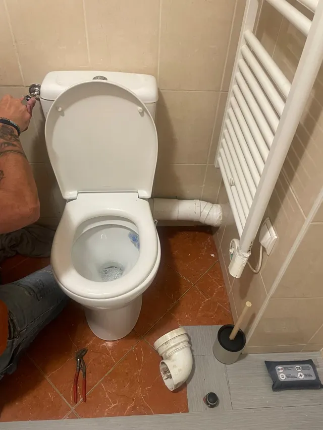 Sanitaire remis à neuf après intervention